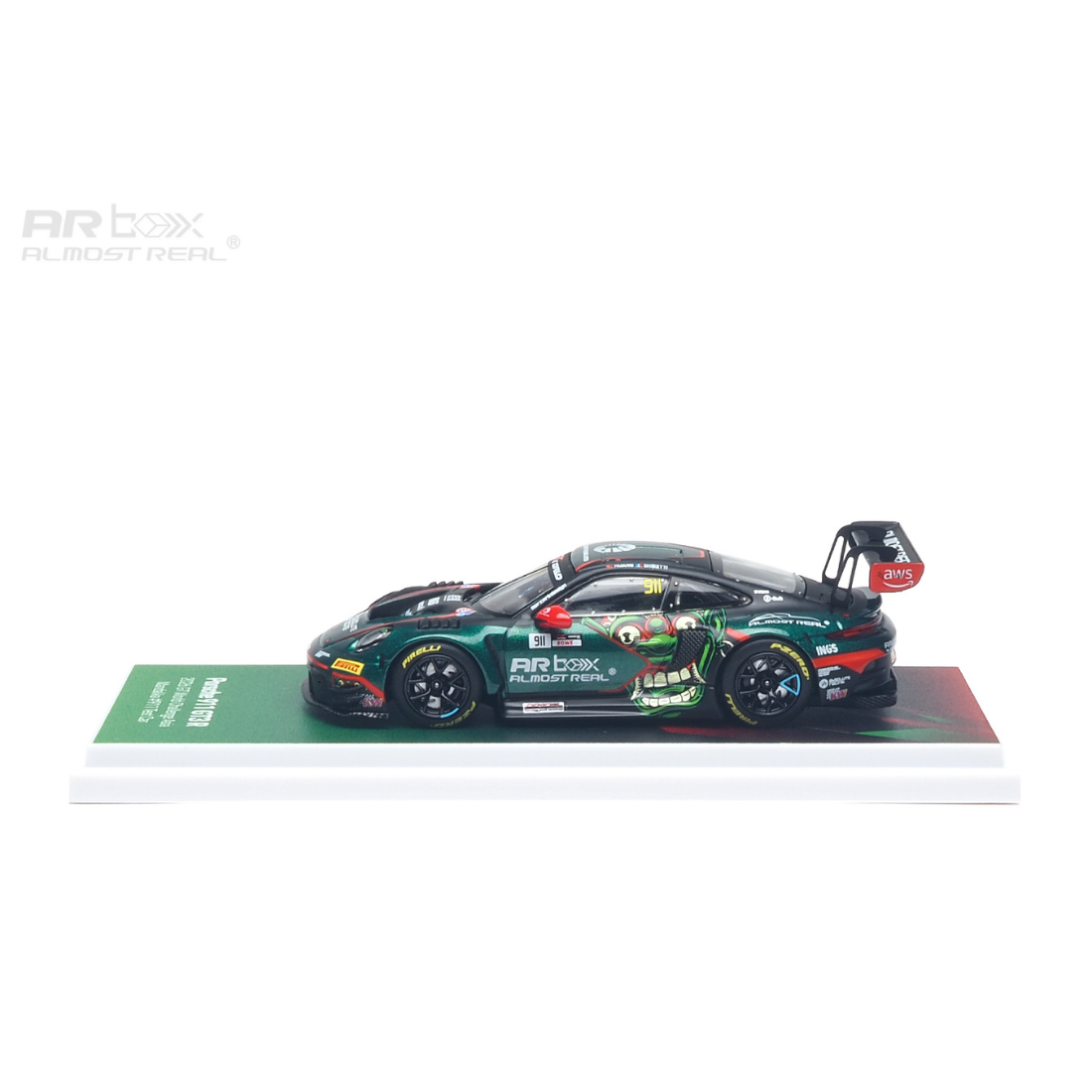 Almost Real Porsche 911 GT3 R Mandalika #911 Test Car, 1:64 Scale — view 2