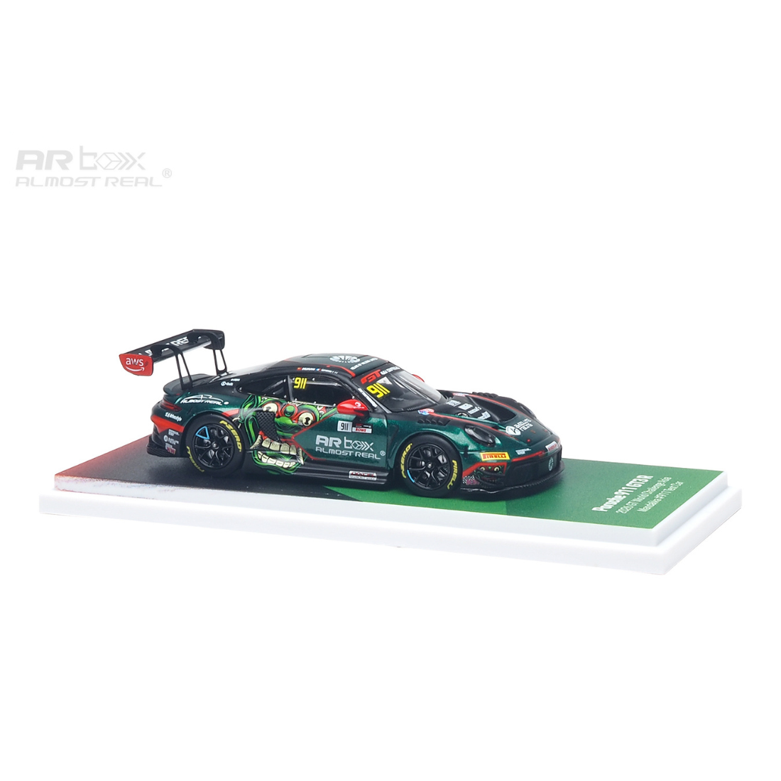 Almost Real Porsche 911 GT3 R Mandalika #911 Test Car, 1:64 Scale — view 6