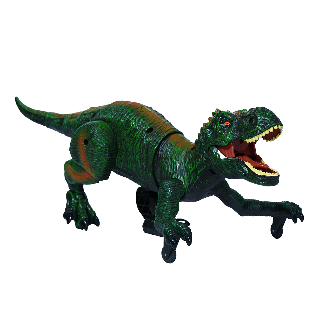 TC03 RC T-Rex Dinosaur Toy – Spray & Crawl-Green