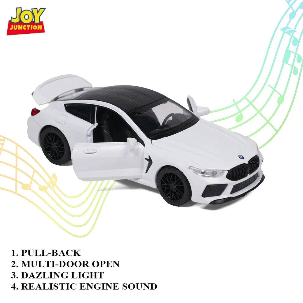 BMW M8 (White) by Joy Junction, 1:32 scale, view 5
