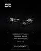 Pop Race Pandem S2000 Dark Chrome 1:64 scale diecast model PRDC-019