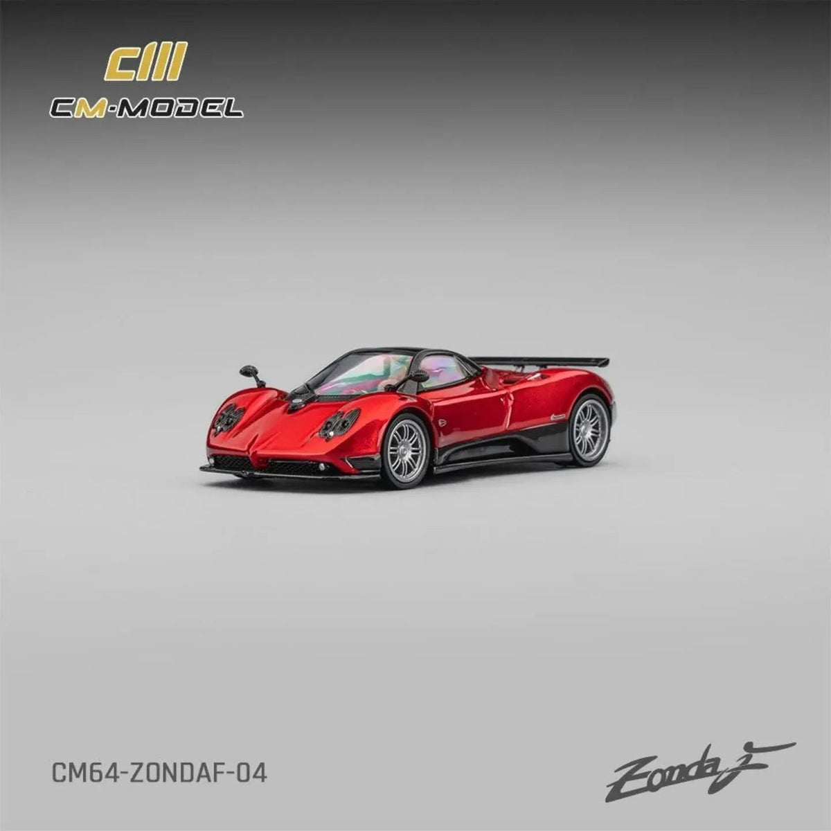 Pagani Zonda F, 1:64 Scale (Metallic Red)