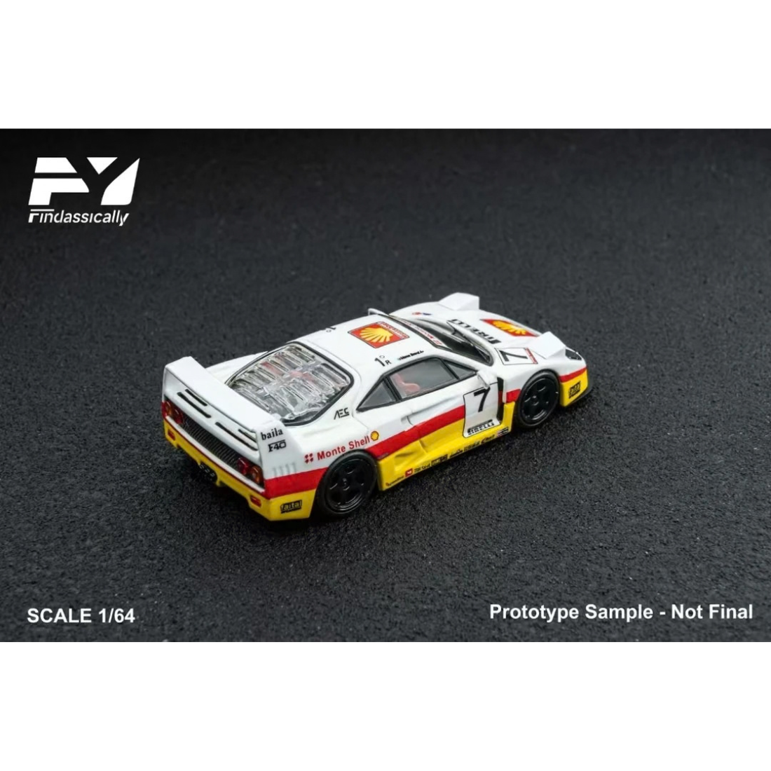 Ferrari F40, 1:64 Scale