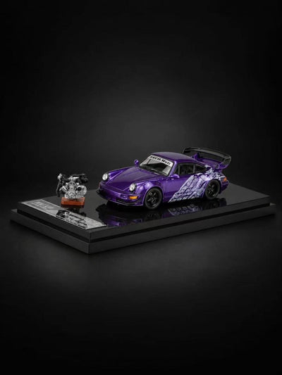 *IDE 2026* Porsche diecast RWB 964 Chance of Chase Car (Limited of 999pcs), 1:64 Scale (Purple)