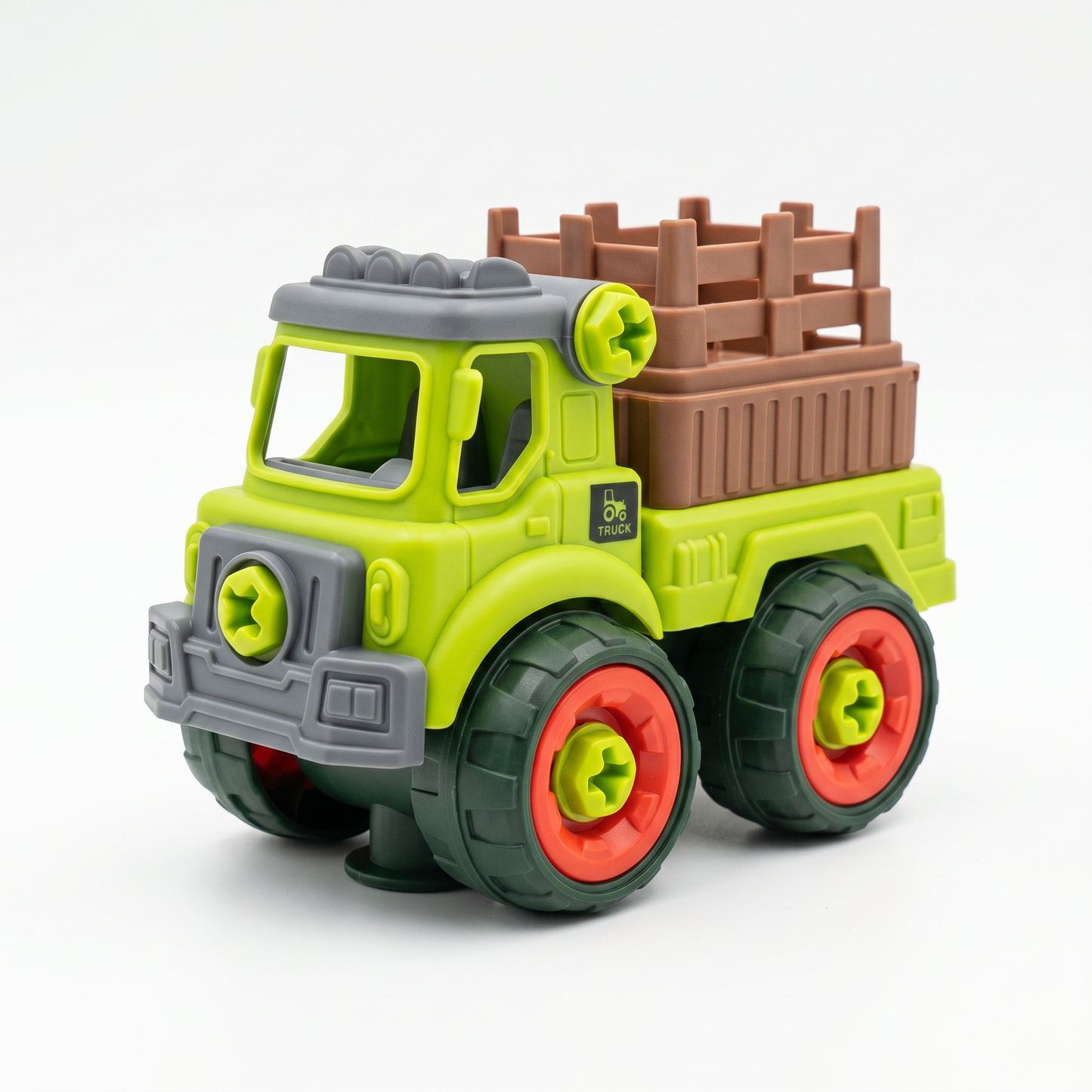 FC24 DIY Puzzle Farmer Car Toy Set – Pack of 4