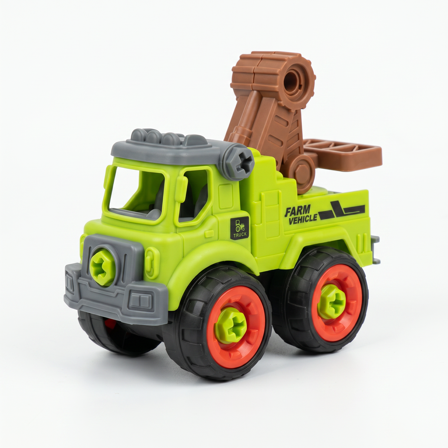 FC24 DIY Puzzle Farmer Car Toy Set – Pack of 4