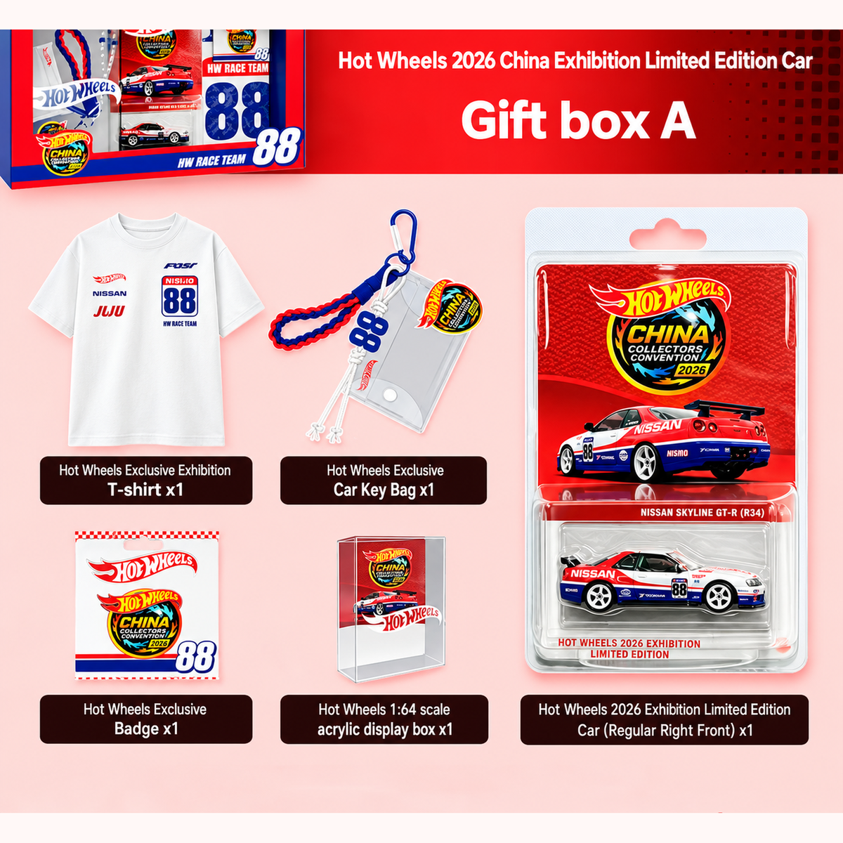 Race Team 88 China Collectors Convention 2026 by Hot Wheels – 1:64 scale, view 1