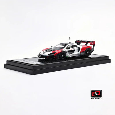 LCD McLaren Senna GTR Red & White 1:64 Scale Diecast Model