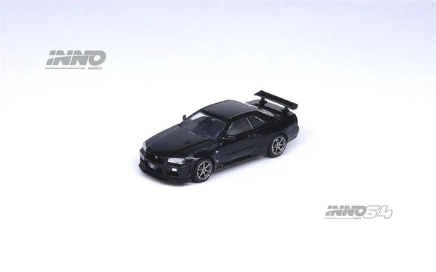 INNO64 Nissan Skyline GT-R (R34) V-Spec II Black 1:64 Scale Diecast Model
