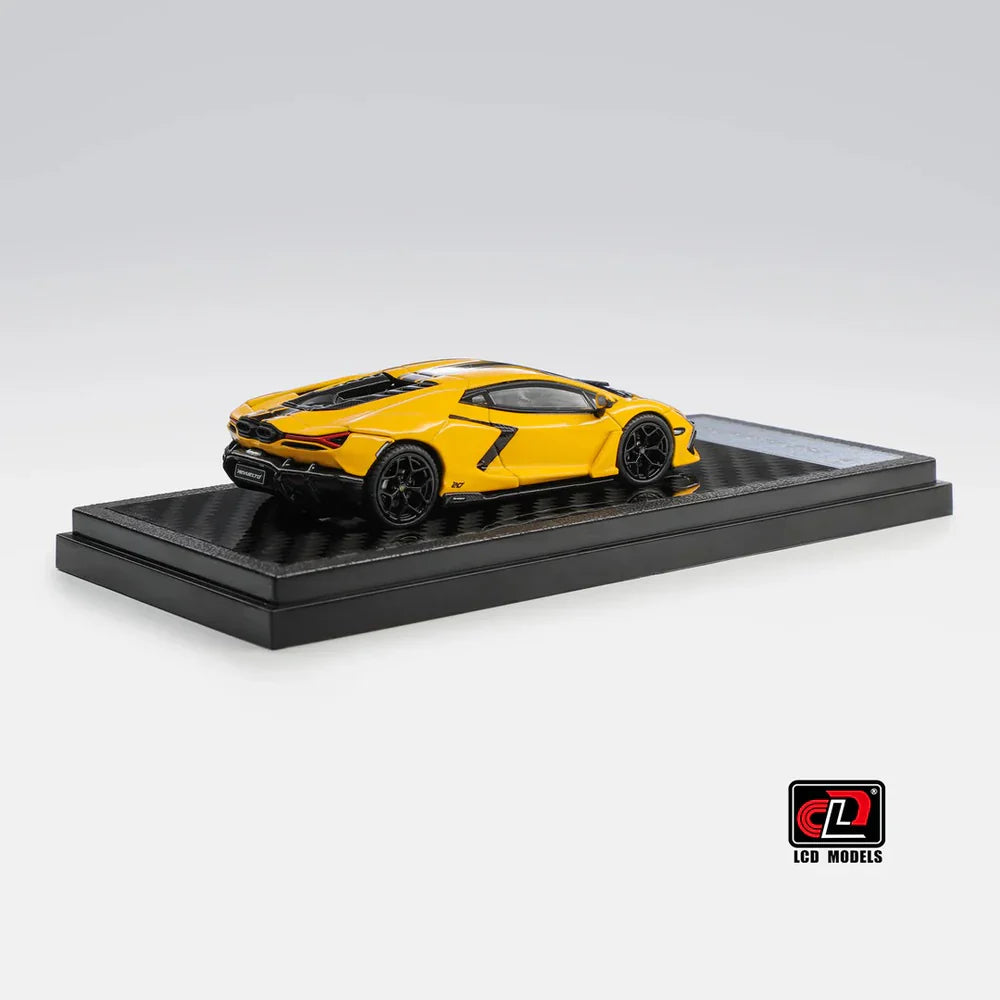 LCD Lamborghini Revuelto 20th Anniversary 1:64 Scale Diecast Model – Yellow