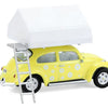 GreenLight Classic Volkswagen Beetle Great Outdoors Edition Yellow 1:64 Scale Diecast Model