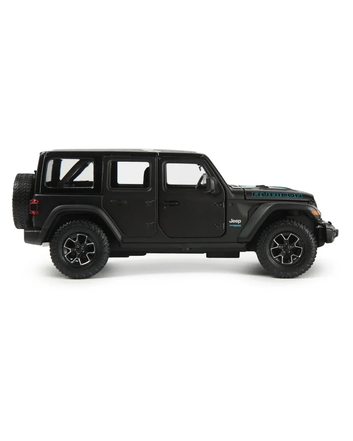 Rastar Jeep Wrangler Rubicon 4xe Black 1:24 Scale Diecast Model
