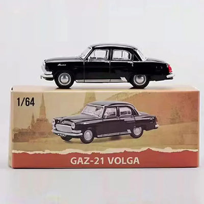 Perka GAZ-21 Volga Black 1:64 Scale Diecast Model