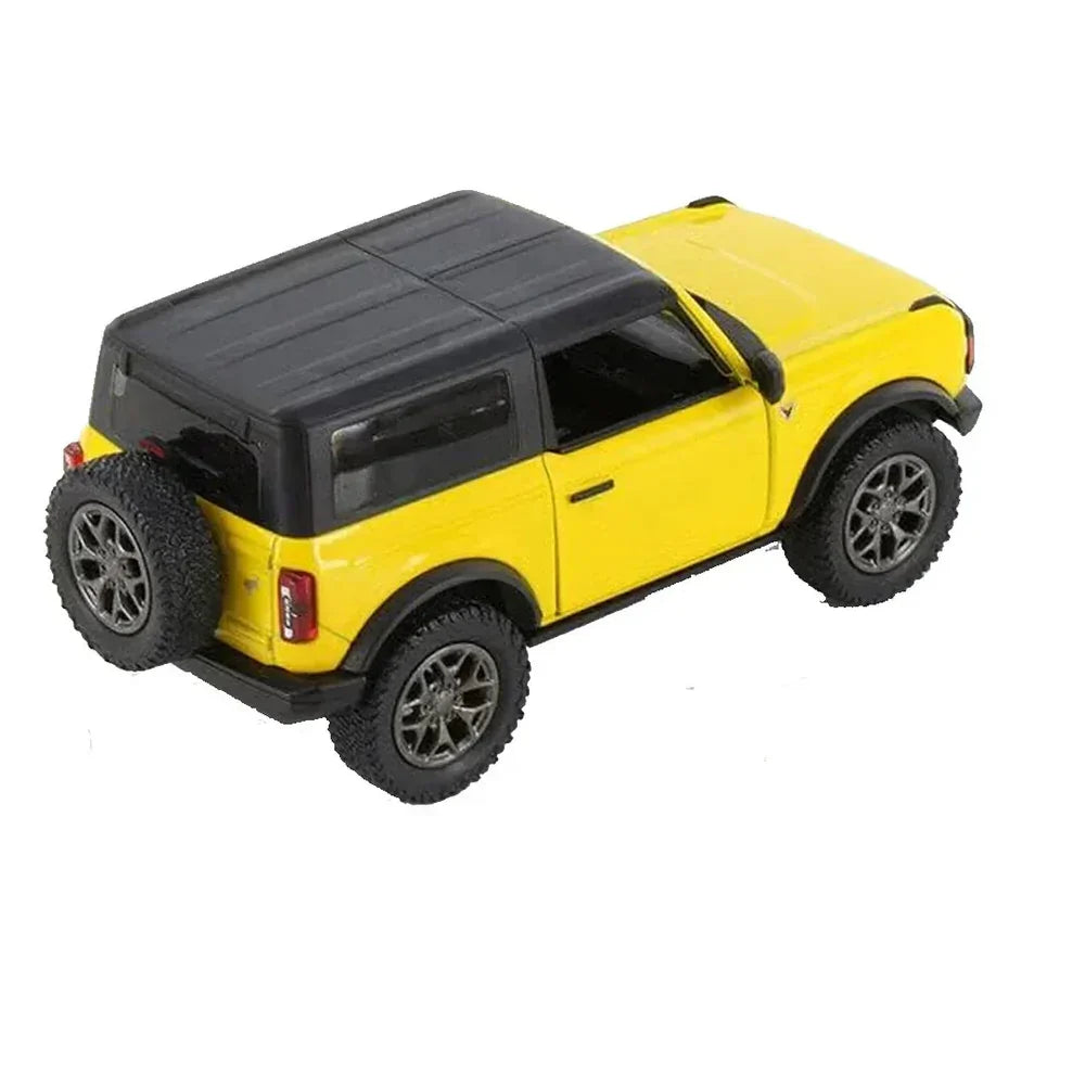Kinsmart Ford Bronco Hard Top 2022 1:36 Scale Diecast Model (Yellow)