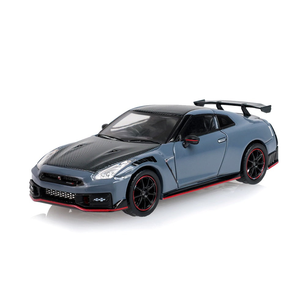 Tokyo Torque Series 10 - 2024 Nissan GTR NISMO - Stealth Gray (KCE) (New Tooling), 1:64 Scale by GreenLight - 1:64 scale, view 3