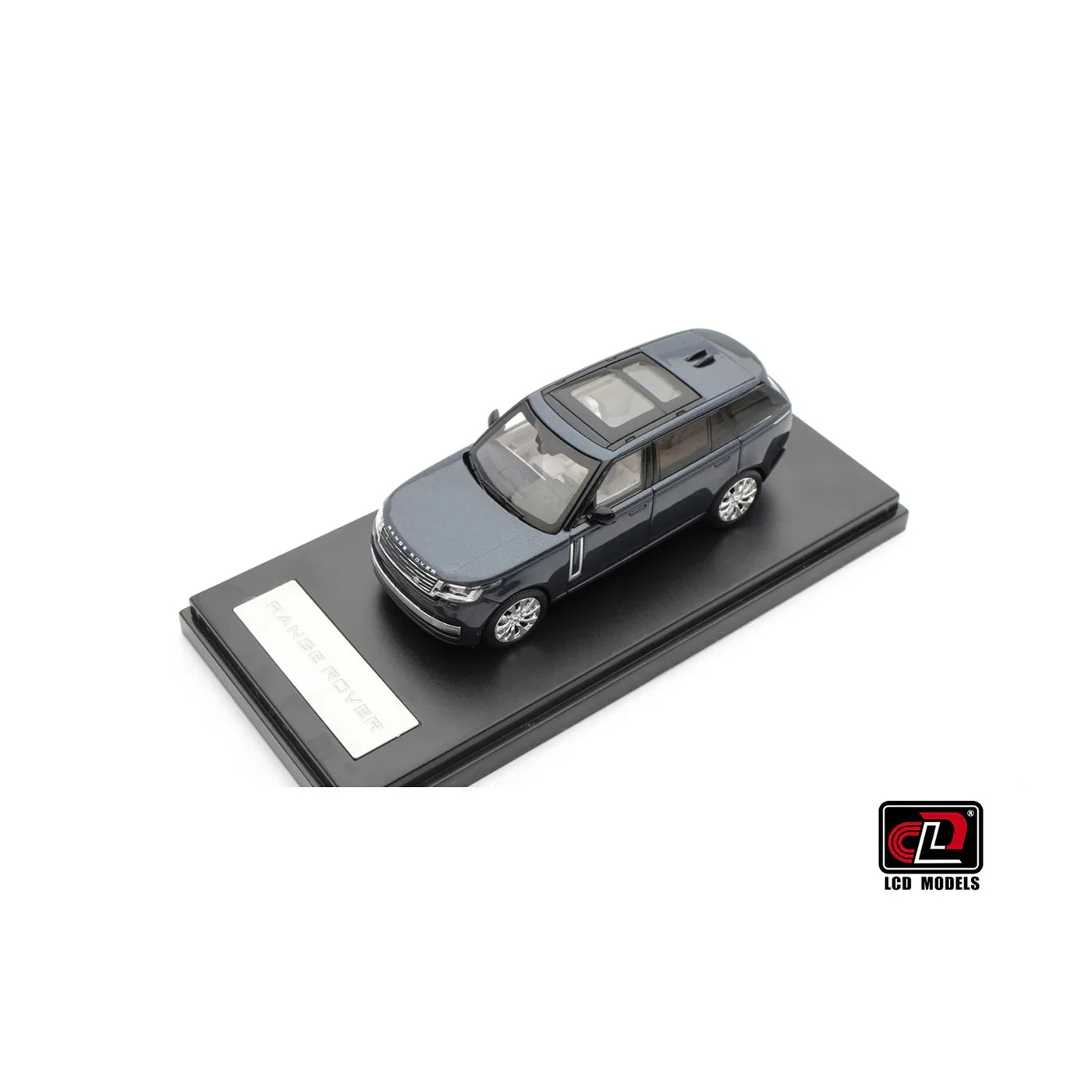 LCD Land Rover Range Rover Blue 1:64 Scale Diecast Model