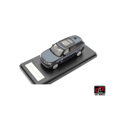 LCD Land Rover Range Rover Blue 1:64 Scale Diecast Model