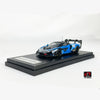 LCD McLaren Senna GTR Electroplating Blue 1:64 Scale Diecast Model