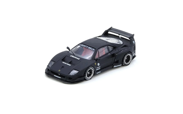 INNO64 LBWK Ferrari F40 Hong Kong Toycar Salon 2023 Special Edition 1:64 Scale Diecast Model (Matte Black)