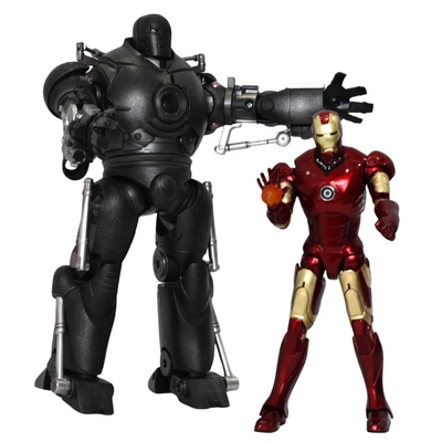Iron Man Mark 3 & Iron Monger Set, The Final Battle Action Figure Set by ZD Toys - 7 Inch | Ages 15+ - view 1