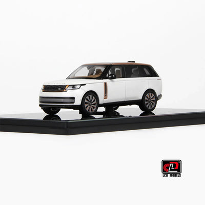 LCD Land Rover Range Rover SV Serenity White 1:43 Scale Diecast Model