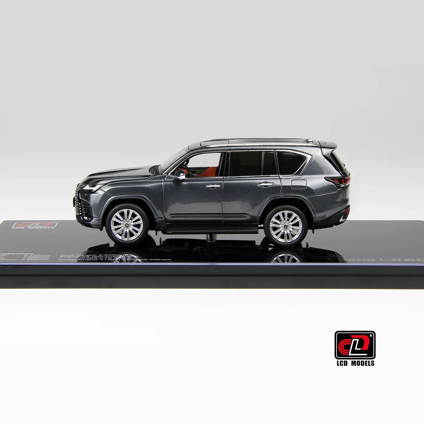 LCD Lexus LX600 Grey 1:43 Scale Diecast Model