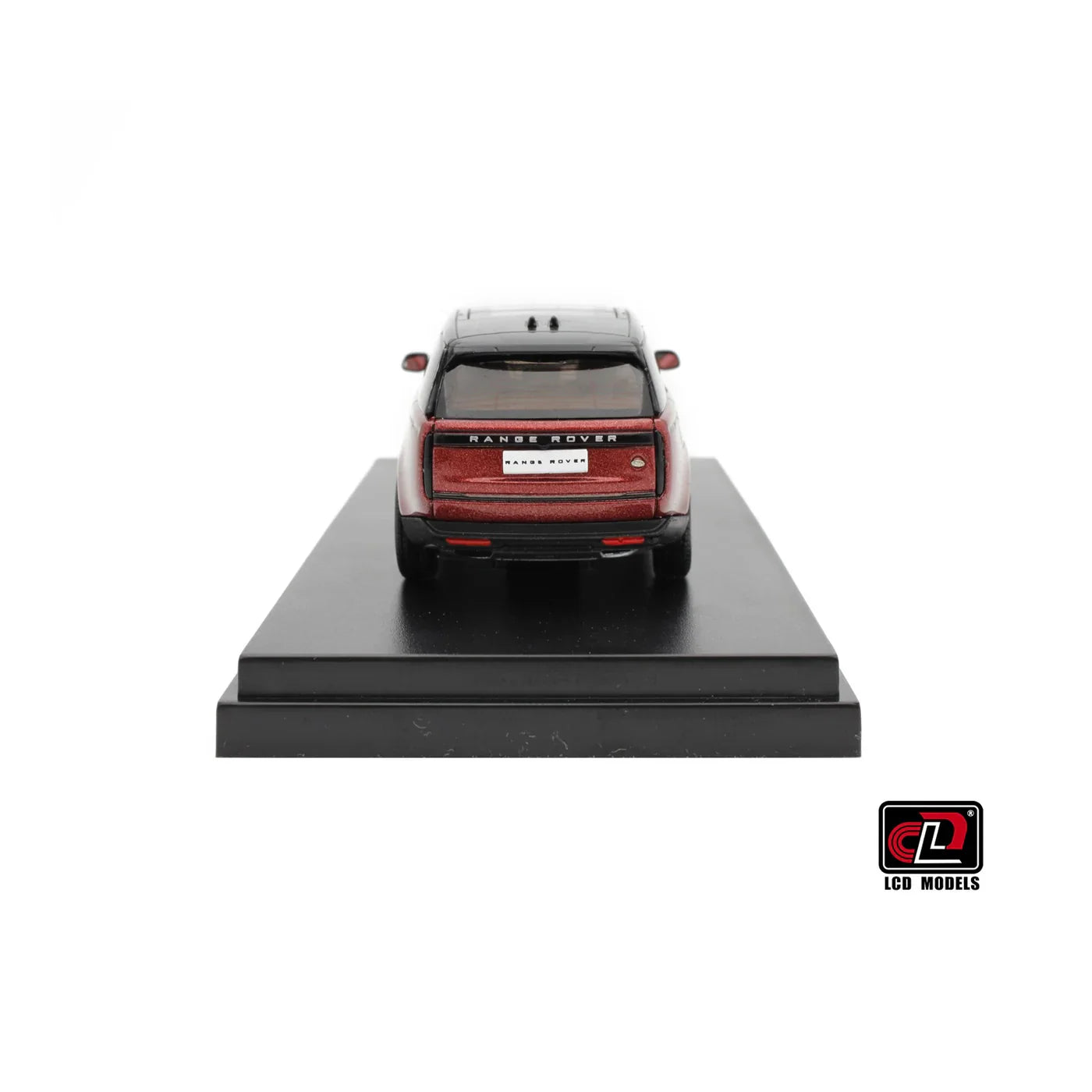 LCD Land Rover Range Rover Red 1:64 Scale Diecast Model