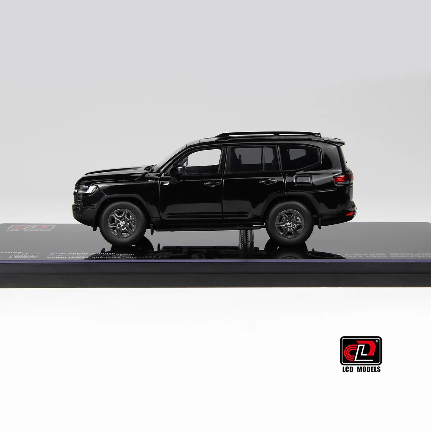 LCD Toyota Land Cruiser LC300 GR Sport Black 1:43 Scale Diecast Model