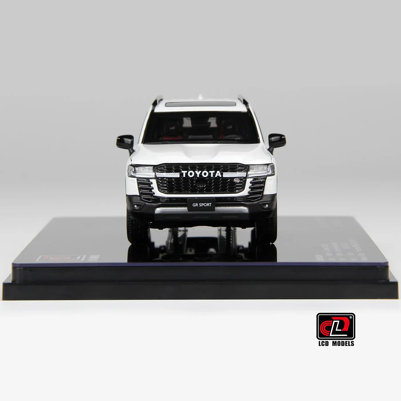 LCD Toyota Land Cruiser LC300 GR Sport White 1:43 Scale Diecast Model