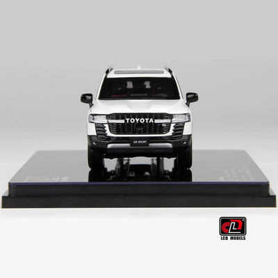 LCD Toyota Land Cruiser LC300 GR Sport White 1:43 Scale Diecast Model