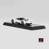 LCD Pagani Utopia Coupe Black with White 1:64 Scale Diecast Model