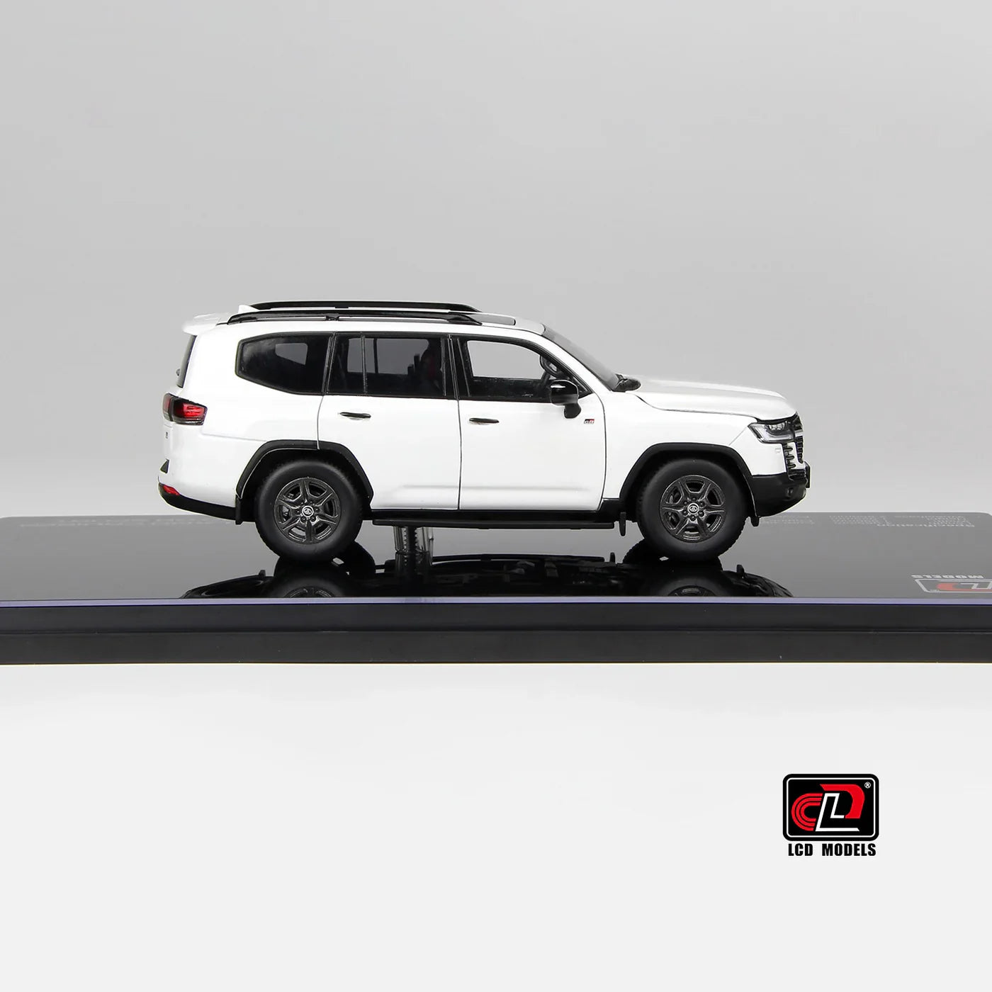 LCD Toyota Land Cruiser LC300 GR Sport White 1:43 Scale Diecast Model