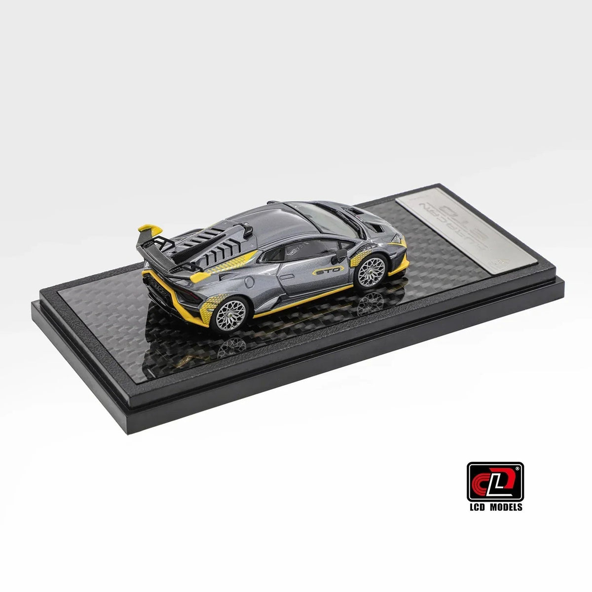 Lamborghini Huracan STO Foshan APA XPO Special Package 2025, 1:64 Scale (Silver Grey) - LCD Models
