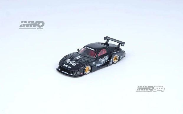 INNO64 Mazda RX7 (FD3S) LB-Super Silhouette Black 1:64 Scale Diecast Model