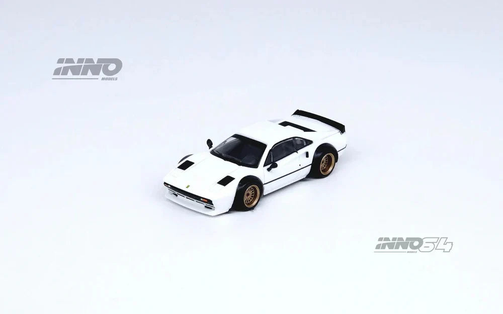 *PRE-ORDER* INNO64 LBWK 308 GTB 1:64 Scale Diecast Model (White)