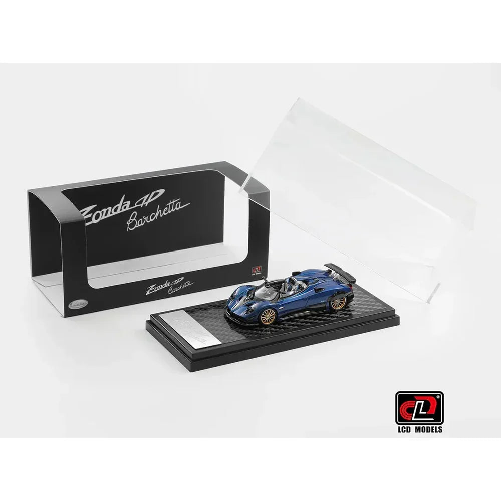 LCD Pagani Zonda HP Carbon Blue 1:64 Scale Diecast Model