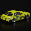 INNO64 Nissan Silvia S13 V2 Pandem Rocket Bunny Light Yellow 1:64 Scale Diecast Model Car (Pre-Order)