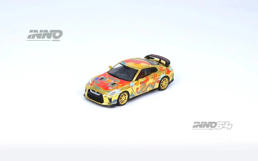 INNO64 Nissan GT-R R35 Year of The Dragon Chinese New Year 2024 Special Edition 1:64 Scale Diecast Model (Pre-Order)