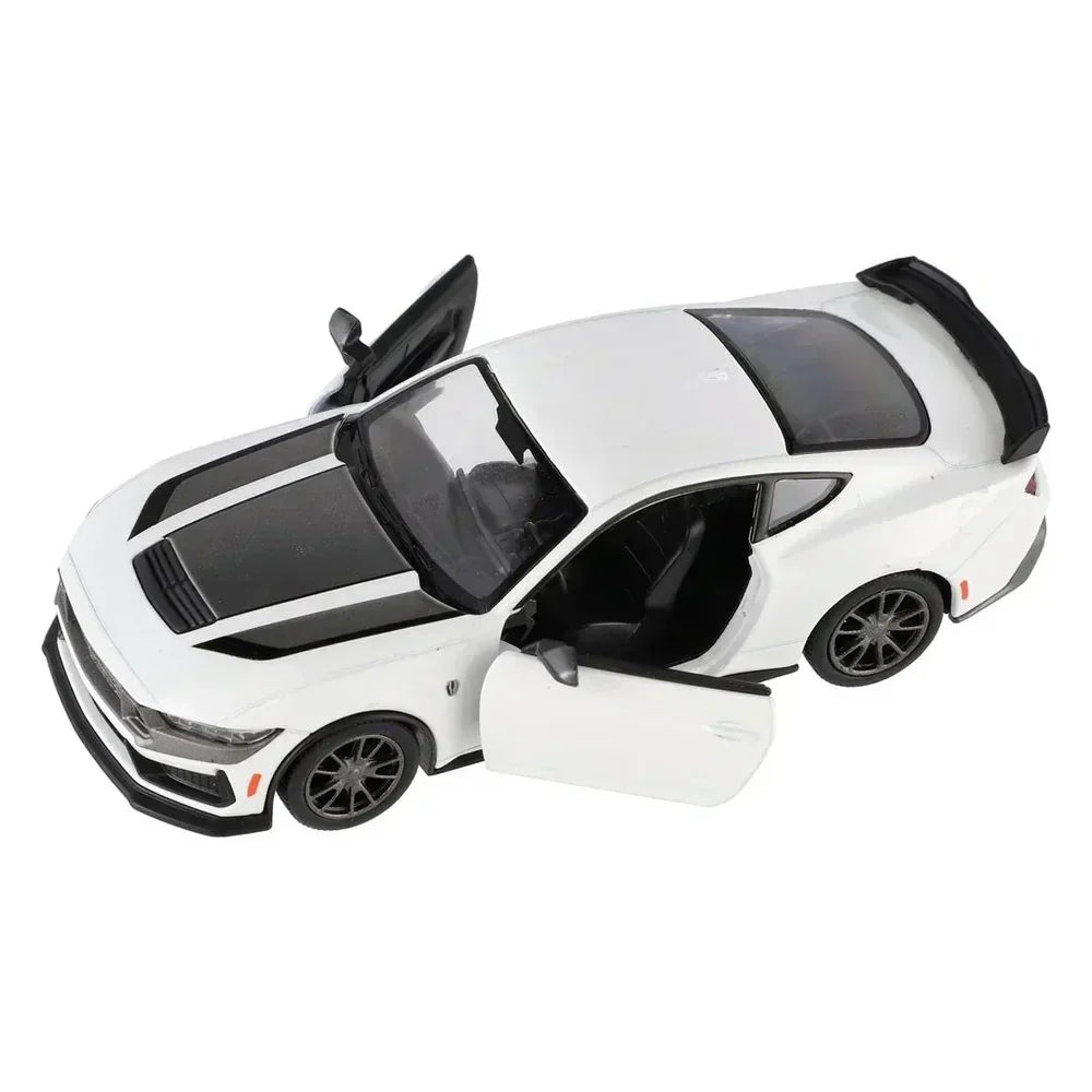 Kinsmart Ford Mustang Dark Horse 2024 1:36 Scale Diecast Model (White)