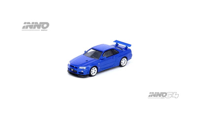 INNO64 Nissan Skyline GT-R R34 V-Spec II N1 Blue 1:64 Scale Diecast Model (Pre-Order)