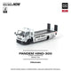 *PRE-ORDER* Pandem Fuso 300 Flatbed Transporter New Tooling, 1:64 Scale (White) - Pop Race
