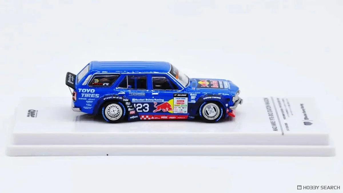 INNO64 Mad Mike 1976 Mazda RX-3 Station Wagon TAS 2024 1:64 Scale Diecast Model