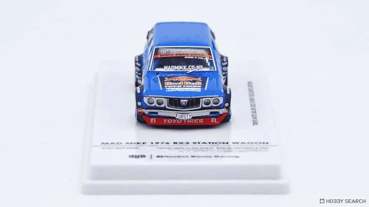 INNO64 Mad Mike 1976 Mazda RX-3 Station Wagon TAS 2024 1:64 Scale Diecast Model