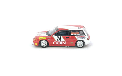 INNO64 Honda Civic Si E-AT #24 Macau Guia Race 1988 1:64 Scale Diecast Model