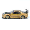INNO64 Top Secret Nissan R34 GT-R Gold 1:64 Scale Diecast Model