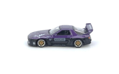 Mazda RX7 (Fc3S) Pandem Rocket Bunny, 1:64 Scale (Purple) - INNO64