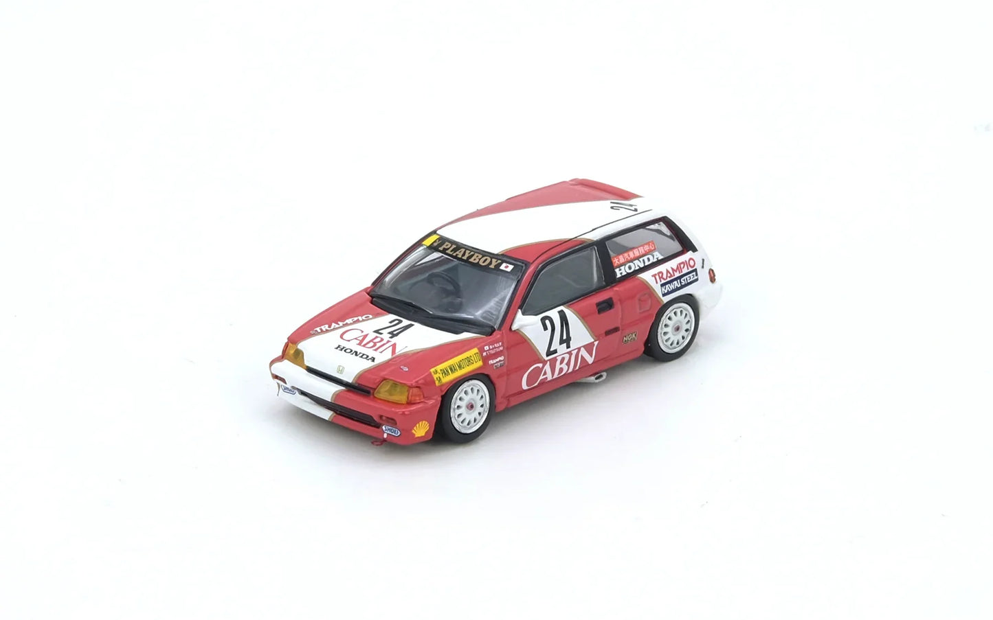 INNO64 Honda Civic Si E-AT #24 Macau Guia Race 1988 1:64 Scale Diecast Model