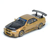 INNO64 Top Secret Nissan R34 GT-R Gold 1:64 Scale Diecast Model