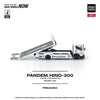*PRE-ORDER* Pandem Fuso 300 Flatbed Transporter New Tooling, 1:64 Scale (White) - Pop Race