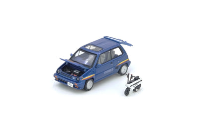 INNO64 Honda City Turbo II Blue 1:64 Scale Diecast Model